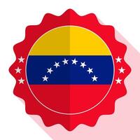 Venezuela qualità emblema, etichetta, cartello, pulsante. vettore illustrazione.