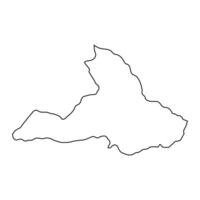 imbabura Provincia carta geografica, amministrativo divisione di ecuador. vettore illustrazione.