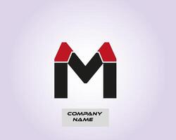 m logo design vettore