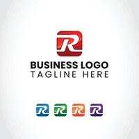 insieme di idee per la progettazione del logo aziendale vettore