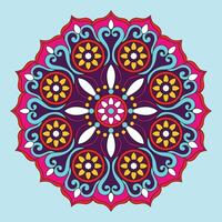 floreale mandala vettore illustrazione colorato design