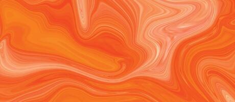 astratto liquido arancia sfondo. fluidificare fluido onda sfondo. vettore