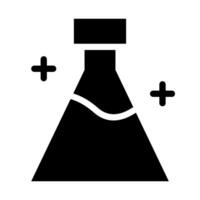 test tubo di formazione scolastica solido icona collezioni vettore