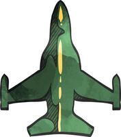 combattente Jet icona nel colore disegno. aereo militare attacco avionica vettore
