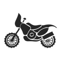 mano disegnato motocross vettore illustrazione