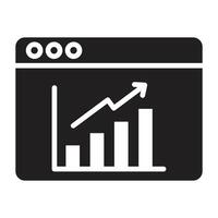 grafici ragnatela piatto icona. vettore