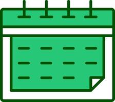 icona del calendario vettoriale