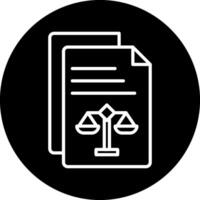 legale documento vettore icona
