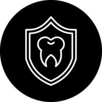 icona del vettore di protezione dentale