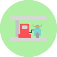 gas stazione vettore icona