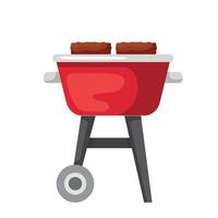 barbeque griglia icona illustrazione. vettore design