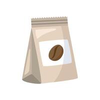 caffè pacchetto icona illustrazione. vettore design
