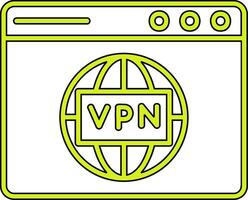 vpn vettore icona