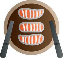 icona di vettore di sushi