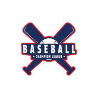 baseball club logo design sport torneo con emblema distintivo etichetta vettore