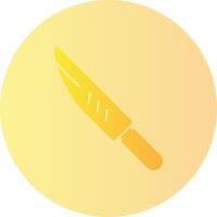 formaggio coltello pendenza cerchio icona vettore