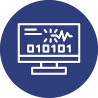 byte scintilla schema cerchio icona vettore