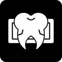 dentale X raggio vettore icona