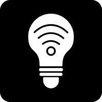 inteligente lampadina vettore icona
