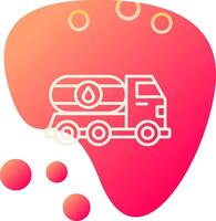 olio camion vettore icona