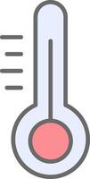 temperatura vettore icona