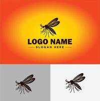 moscerino logo vettore arte icona grafica per attività commerciale marca icona zanzara logo modello