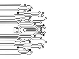 circuito tavola tecnologia vettore