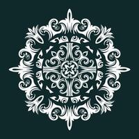 vettore Vintage ▾ mandala ornamento o fiore