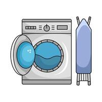 illustrazione della lavatrice vettore