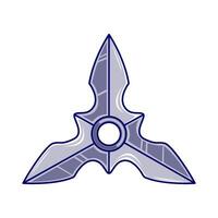 illustrazione di shuriken vettore