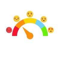 revisione rotazione emoji illustrazione vettore