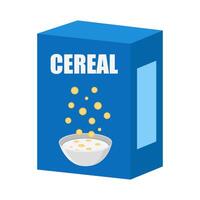 scatola cereale illustrazione vettore