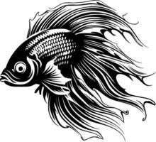betta pesce - alto qualità vettore logo - vettore illustrazione ideale per maglietta grafico