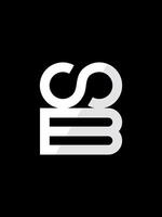 sb monogramma logo vettore