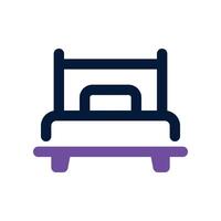 letto icona. vettore doppio tono icona per il tuo sito web, mobile, presentazione, e logo design.