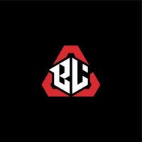 bl iniziale logo esport squadra concetto idee vettore