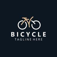 bicicletta logo modello design ispirazione. bicicletta memorizzare qualità simbolo icona vettore