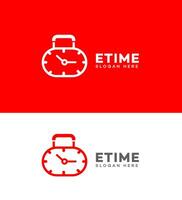 tempo viaggio logo icona marca identità cartello simbolo vettore