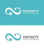 infinito logo icona marca identità cartello simbolo vettore