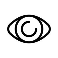 occhio icona vettore simbolo design illustrazione