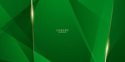 verde astratto sfondo design con elegante d'oro elementi vettore illustrazione