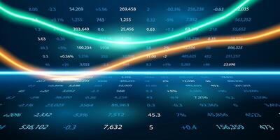 attività commerciale vettore illustrazione design azione mercato grafici o forex commercio grafici per attività commerciale e finanza idee.