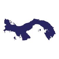 Panama carta geografica icona vettore