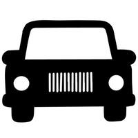 semplice auto icona cartello simbolo distintivo vettore design illustrazione