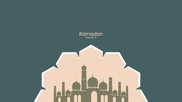 Ramadan kareem vettore illustrazione, Ramadan vacanza celebrazione sfondo