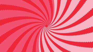 astratto spirale tratteggiata vortice stile urgenza rosso rosa colore sfondo. vettore