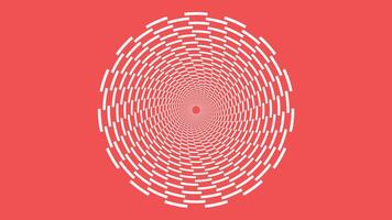 astratto spirale semplice vortice stile urgenza sfondo nel rosso colore. vettore