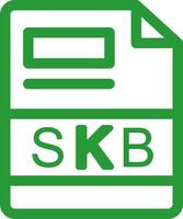 skb creativo icona design vettore