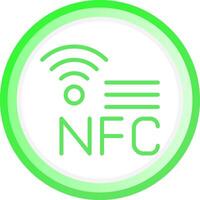 nfc creativo icona design vettore