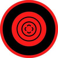 bullseye creativo icona design vettore